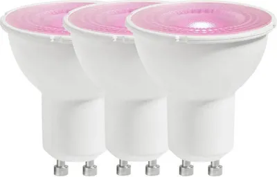 Produktbild von Nordlux 3er-Set 380lm LED Spot GU10 2700-6500K + RGB steuerbare Lichtfarbe 2270061000