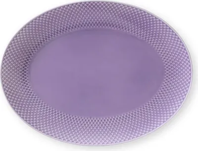 Immagine prodotto di Lyngby Porcelæn - Piatto da portata colorato Rhombe 35 x 26,5 cm