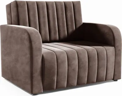 Zdjęcie produktu dla LIKMA Sofa 2 osobowa Amerykanka Otto Brązowa 135 cm z Funkcją Spania, Pojemnikiem na Pościel, Sofa w Tkaninie Jasmine 28
