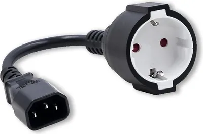 Zdjęcie produktu dla Qoltec Adapter IEC 320 C14 / SCHUKO