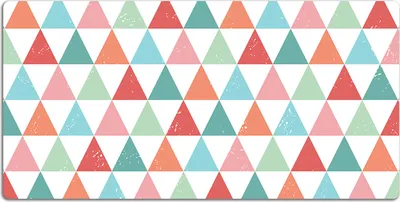 Produktbild von Schreibtischmatte Tischunterlage 90x45 cm Mauspad - Bunte Dreiecke