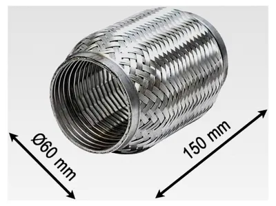 Produktbild von Flexrohr, flexibles Auspuffrohr aus Edelstahl