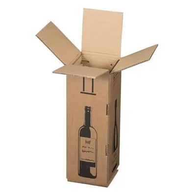 Produktbild von 5x Weinversandkarton für  1 Magnumflasche mit DHL & UPS