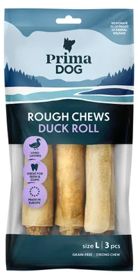 Obrázok produktu pre Treat For Dog Primadog Chews Duck 225G L