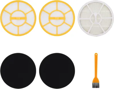 Produktbild von Filter Ersatzteile kompatibel mit Kärcher VC3 Staubsauger 1.198-125.0, 2.863-238.0 - Filterset Zubehör mit 1 HEPA Filter, 2 Staubbehälterfilter, 2 Spezialschäume und Reinigungsbürste