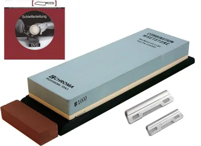 Produktbild von P-35 CHROMA type 301 Schleifstein Körnung 1000/3500 + Schleifhilfe ST-G