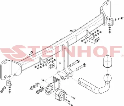 Produktbild von Z546049 Anhängerkupplung passend für BMW 5 Seria 03/2014-01/2017 starr