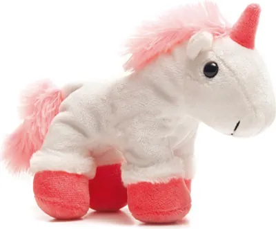 Produktbild von Aumüller Katzenspielzeug Einhorn Rosi - gefüllt mit Dinkelspelz und Baldrian