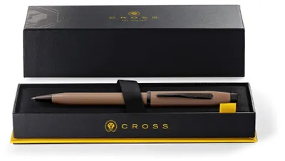Produktbild von Cross Kugelschreiber Century II Erdbeige/Schwarz PVD