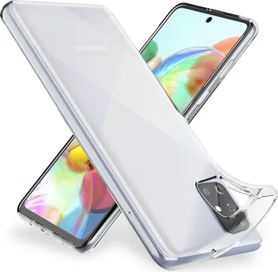 Produktbild von NALIA Hülle "GLAZE" für Samsung Galaxy A51 - Klare TPU Schutzhülle, Anti-Gelb, Schlank & Leicht - Transparente Handyhülle