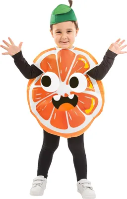 Immagine prodotto di Costume da bambino arancione per carnevale, colorato - 86/92 (1-2 anni)