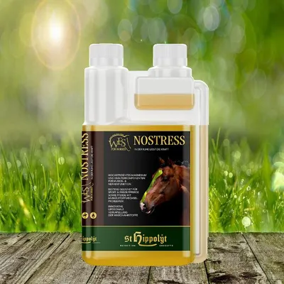 Zdjęcie produktu dla St. Hippolyt WES dla koni - WES NoStress 1000 ml - Siła tkwi w spokoju