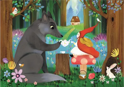 Immagine prodotto di CLEMENTONI Puzzle Cappuccetto Rosso: Tea Break 30 pezzi