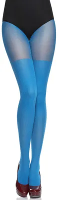 Produktbild von Merry Style Damen Strumpfhose MS 387 (Blau, L (40-44)) .