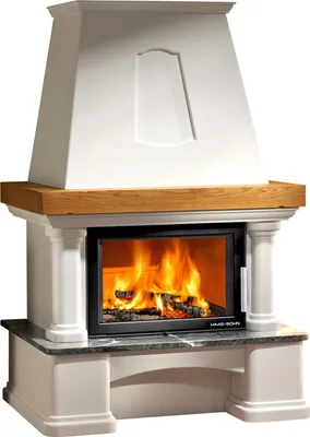 Produktbild von Kachelofen Haas & Sohn Genf III Ruivina grau 8 kW