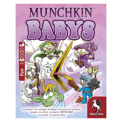 Produktbild von Pegasus Munchkin Babys, Kartenspiel, Rollenspiele, 12 Jahr(e), 60 min, 90 min, Familienspiel