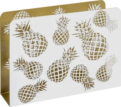 Produktbild von HAKU Zeitungsständer gold, weiß - Metall, B/H/T: 35x26x10 cm