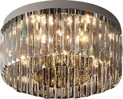 Produktbild von LED KristalllŸster, moderner Stil, 160 W Leistung, Chrom 45 cm, 3-Farben Kein Fernbedienung