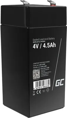 Produktbild von Green cell agm36 verschlossene bleibatterie (vrla) 4 v 4,5 ah