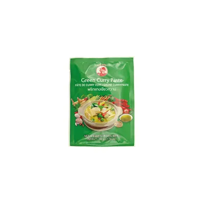 Zdjęcie produktu dla Pasta curry zielona 50g - Cock