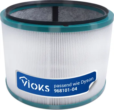 A cylindrical HEPA filter for an air purifier.