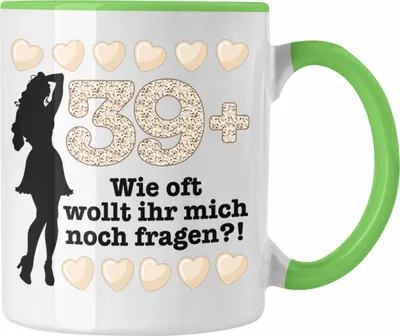 Produktbild von Trendation - 40. Geburtstag Frauen Tasse Geschenk Geschenkidee 40er Geburtstag Spruch Perfektion Mama Mutter (Grün)