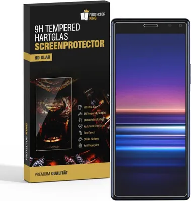 Produktbild von 2x 9H Hartglas für Sony Xperia 8 Panzerfolie Displayschutz Schutzfolie HD KLAR Panzerglas Schutzglas Glasfolie Displayglas