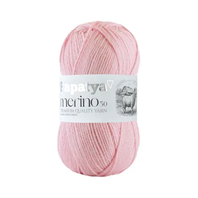 Produktbild von Wolle1000 Papatya Merino50 - Farbe 4420 Rosa - 100g - Wollgemisch in tollen Farben