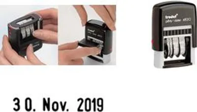 Produktbild von trodat Datumsstempel Printy Dater 4820, selbstfärbend