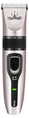 Produktbild von INF Leiser Haarschneider mit 39.8° scharfer Edelstahlklinge, abnehmbare waschbare Klinge, USB wiederaufladbar, kabel-/kabellos, 5-stufige Führungskämme, Champagnergold Champagne