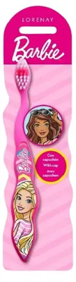 Zdjęcie produktu dla Szczoteczka do zębów dla dzieci, Lorenay, szczoteczka Barbie, delikatne czyszczenie zębów dla dzieci, ochrona wrażliwych dziąseł, 1 sztuka