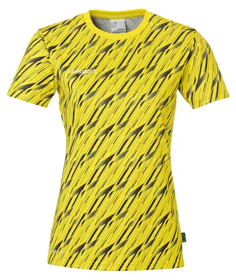 Productafbeelding van Uhlsport Progressive 28 shirt, korte mouwen, dames, limoengeel, maat M
