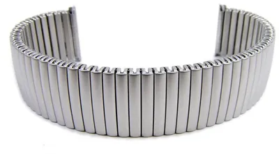 Produktbild von Minott Flex Uhrenarmband 22mm | Edelstahl Zugband grader Anstoß 21131S