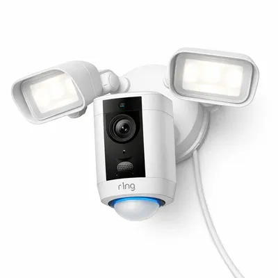 Produktbild von Ring Floodlight Cam Wired Pro, IP-Sicherheitskamera, Draußen, Kabellos, Amazon Alexa, 2000 lm, 3000 K