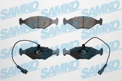 Produktbild von SAMKO Bremsbeläge Satz Vorne Bremsklötze für FIAT PALIO Weekend (178DX) 5SP1204