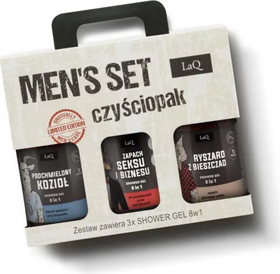 Immagine prodotto di Herrenset 3x Gel doccia 8in1 Limited Edition LAQ Cleanpack 1 pz.,