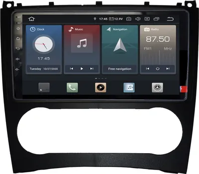 Produktbild von Für Mercedes W203 MOPF 9" Touchscreen Android Autoradio GPS Navi CarPlay