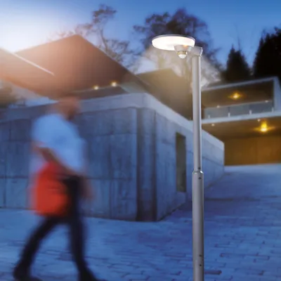 Produktbild von esotec Solar PIR-Standleuchte Loreto 200 CCT, H=200cm, Fernbedienung 102427