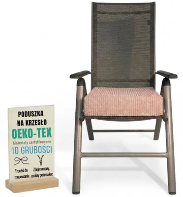 Zdjęcie produktu dla Poduszki24 - Poduszka do siedzenia 40x40 cm o grubości 10 cm wykonana ze sztruksu | piankowa poduszka na krzesło zmywalna poszewka | dla seniorów i dzieci | poduszka do siedzenia krzesło, poduszka podłogowa