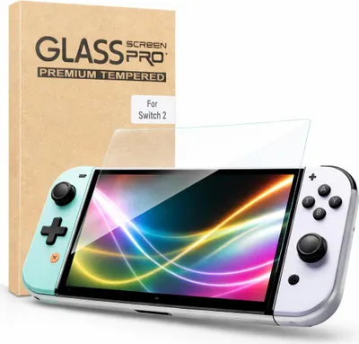 Produktbild von Schutzglas für Nintendo Switch 2 Display Panzerfolie Tempered Glass