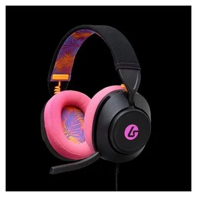 Productafbeelding van PowerA CPHS0626, Kabel, 20 - 20000 Hz, Gaming, 246,3 g, Hoofdtelefoon met microfoon, Zwart, Roze