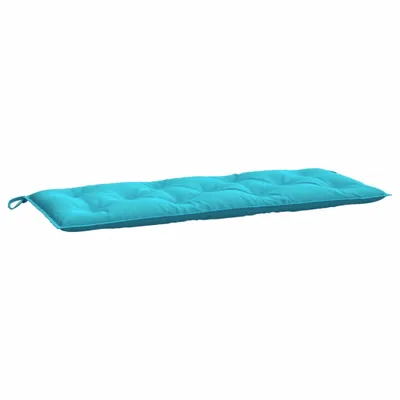 Immagine prodotto di vidaXL Cuscino per panchina da giardino turchese 120x50x7 cm in tessuto