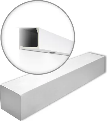 Produktbild von ARSTYL® L5 Eckleiste/Stuckleiste, 3 x 2 m, 200 x 200 mm