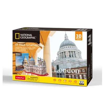 Obrázok produktu pre CubicFun St. Paul's Cathedral, 107 kusov, Budovy