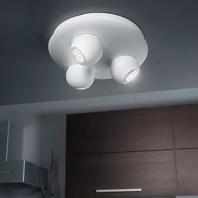 Zdjęcie produktu dla EGLO NORBELLO 3, Powierzchniowe spot oświetlenie, GU10, 3 szt., LED, 3000 K, Biały