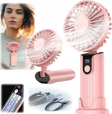 Obrázok produktu pre USB ventilátor Tichý mini ručný stolný ventilátor 2400 mAh TOPK K38