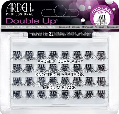 Produktbild von Ardell Doppel-Wimpernbüschel 32-tlg. Set Mittel Schwarz
