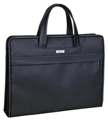 Produktbild von Dokumententasche B4 Tragetasche Oxford Aktentasche Office Business Beutel Wasserdicht Laptop Tasche 39x31x8cm Schwarz