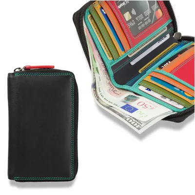 Obrázek produktu pro Visconti dámská peněženka z přírodní kůže černá RFID 16x10 cm