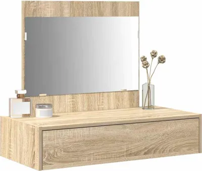 Obrázok produktu pre vidaXL Toaletný stolík so zásuvkami hnedý 83 x 40 x 70 cm Materiál na báze dreva